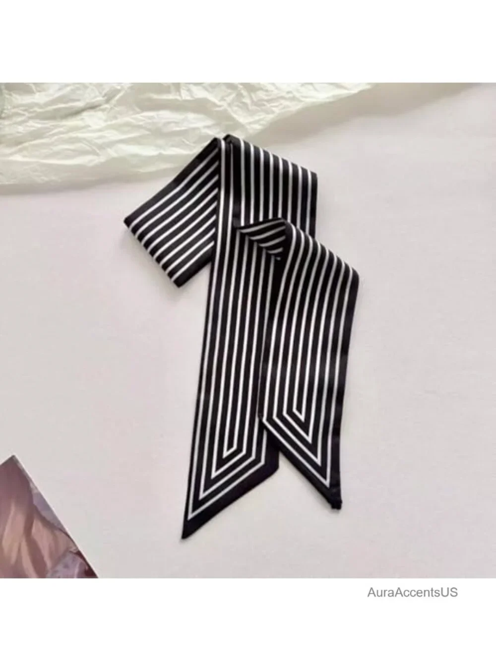 Silky Multicolor Purse Scarves for Bags Hair Neck